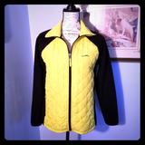 Ralph Lauren Jackets & Coats | L-Rl Lauren Active Fleece Quilted Jacket Sz M | Color: Black/Yellow | Size: M