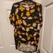 Lularoe Tops | Lularoe Xxs Irma | Color: Black/Yellow | Size: Xxs