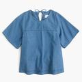 J. Crew Tops | J.Crew Petite Swing Top In Spanish Indigo | Color: Blue | Size: Xsp