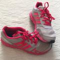 Adidas Shoes | Adidas Girls Sneakers | Color: Gray/Pink | Size: 4g