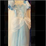 Disney Other | Cinderella Dress From Disney | Color: Blue/White | Size: Osg