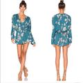 Free People Dresses | Free People Tuscan Dreams Tunic Dress Sz Small Nwt | Color: Blue | Size: S