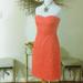 J. Crew Dresses | J. Crew Strapless Sheath Dress In Eyelet, Size 6 | Color: Pink | Size: 6