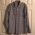 American Eagle Outfitters Shirts | American Eagle Vintage Slim Fit Shirt | Color: Blue/White | Size: Xl