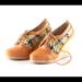 Anthropologie Shoes | Anthropologie Matiko Oxford Wedges | Color: Green/Tan | Size: 8