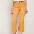 Free People Jeans | Free People Chloe Cropped Flare | Color: Orange/Pink | Size: 28