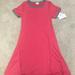 Lularoe Dresses | Lularoe Carly Dress Nwt | Color: Pink | Size: Xs