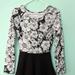 Lularoe Dresses | Lularoe Georgia Dress Xs Black & White Floral | Color: Black/White | Size: 2