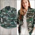 J. Crew Jackets & Coats | J Crew Cotton Camo Shacket | Color: Brown/Green | Size: S