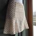 Anthropologie Skirts | Maeve Lucaya Neon & Gold Striped Skirt | Color: Cream/Gold | Size: 4