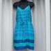 American Eagle Outfitters Dresses | Aeo Striped Sundress W/Pockets | Color: Blue/Green | Size: L