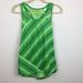 Adidas Tops | Adidas - Climalite Striped Racerback Tank Top | Color: Green | Size: M