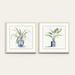 Chinoiserie Plant Art - Print I, 28" x 28" - Ballard Designs 28" x 28" - Ballard Designs