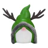 The Holiday Aisle® Terracotta Gnome Santa Figurine Ceramic in Green | 8 H x 4.75 W x 6.25 D in | Wayfair 293DF6652C394772B3A229EE9395D93E