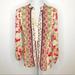 Anthropologie Tops | Anthroplogie Tiny Long Sleeve Tunic Floral (G56) | Color: Pink/Red | Size: Xs