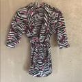 Disney Other | Disney Girls Minnie Robe. Size 7/8 Used. | Color: Black/Pink | Size: 7/8