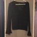 American Eagle Outfitters Tops | American Eagle Lace Long Sleeved Bell Sleeve Shirt | Color: Black | Size: L