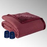 Micro Flannel Electric Blanket, King, Cordovan