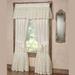 Cameo Lace Tailored Curtain Pair Pearl 84 x 84, 84 x 84, Pearl