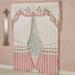 Blush Rose 3 Piece Swag Valance Set 116 x 36, 116 x 36, Blush