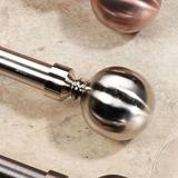 Lexington Ball Rod and Finial Set, 48" to 86", Pewter