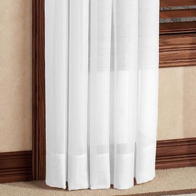 Elegance Sheer Curtain Panel, 60 x 84, White
