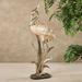 Pretty Pose Crane Table Statue Multi Metallic , Multi Metallic