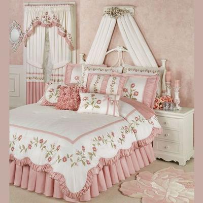 Blush Rose Comforter Set, Full / Double, Blush