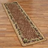 Jungle Safari Rug Runner 2'1" x 7'8", 2'1" x 7'8", Topaz