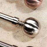Lexington Ball Rod and Finial Set, 28" to 48", Pewter