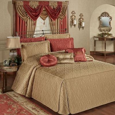 Cambridge Classics Grande Bedspread Golden Bronze,...