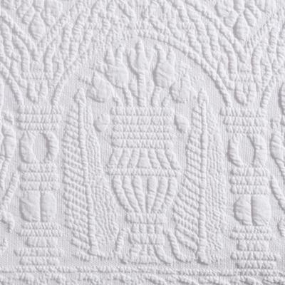 William and Mary II Bedspread, King, White