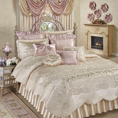 Prima Coverlet Set Pearl, California King, Pearl