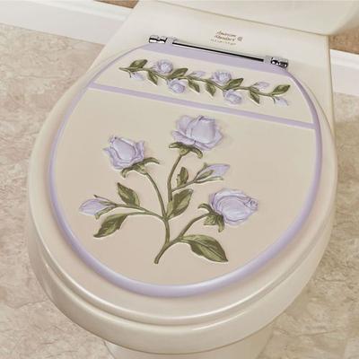 Enchanted Rose Standard Toilet Seat Lavender , Lavender