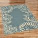 Kamaria Rectangle Rug Parisian Blue, 6'7" x 9'6", Parisian Blue