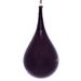 Vickerman 622605 - 4" Burgundy Wood Grain Teardop Christmas Tree Ornament (2 pack) (MC197665)