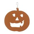 The Holiday Aisle® Towles Pumpkin Silhouette Decorative Hanging Metal | 14 H x 13 W x 0.05 D in | Wayfair C7C0351649F040478552BAE437F912D3