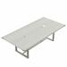 Safco Products Company Mirella Rectangular Conference Table Wood in White | 29.5 H x 96 W x 47.25 D in | Wayfair MRCS8WAH