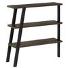 Safco Products Company 3 Shelf Ladder Bookcase Wood in Gray | 38 H x 36 W x 13.5 D in | Wayfair MRBS3STO