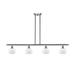 Innovations Lighting Bruno Marashlian Fenton 48 Inch 4 Light Linear Suspension Light - 516-4I-SN-G91