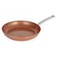 Tower T800013 Copper Forged Induction Frying Pan, Non Stick, Ceramic Coating, Easy to Clean, Dishwasher Safe, 32 cm