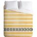 Deny Designs Single Duvet Cover Microfiber in Yellow | Twin Duvet Cover | Wayfair 17947-dwttwi