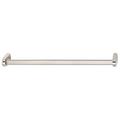 Symple Stuff Stinchcomb Wall Mounted Towel Bar Metal in Gray | 2 H x 3.13 D in | Wayfair A8920-24-PN