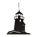 Longshore Tides Nielson Lighthouse Silhouette Decorative Hanging Metal | 15.75 H x 10.75 W x 0.05 D in | Wayfair 8A4B7119B206454D8923DA3D5AFB67F1