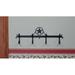 Gracie Oaks Jamilla Wall Mounted Coat Rack Metal in Black/Gray | 8.5 H x 24 W x 2.5 D in | Wayfair 37759EE443DF455CB8D882361A1A17B3