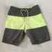 American Eagle Outfitters Swim | American Eagle Mens Swim Trunks W/ Pockets Sz. M | Color: Gray/Yellow | Size: M