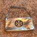 Tory Burch Bags | Authentic Tory Burch Silver Leather Bag | Color: Silver | Size: 12 X 7