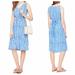 Kate Spade Dresses | Kate Spade Island Stamp Sleeveless Tie Back Dress | Color: Blue | Size: S