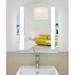 Electric Mirror Fusion Frameless Lighted Bathroom/Vanity Mirror in White | 36 H x 24 W x 1.75 D in | Wayfair FUS-2436-AE
