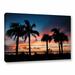 Ebern Designs 'Tropical Sunset Ii' Photographic Print on Wrapped Canvas Canvas | 16 H x 24 W x 2 D in | Wayfair E952FD9DD25A44A688970E61E13EE244